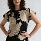Printed Round Neck Top