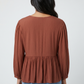 Embroidered V-Neck Top