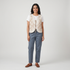 Cotton Embroidered V-Neck Top