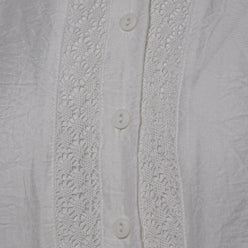 Woven Solid Full Sleeve Top