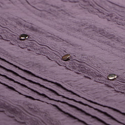 Woven Solid Full Sleeve Top