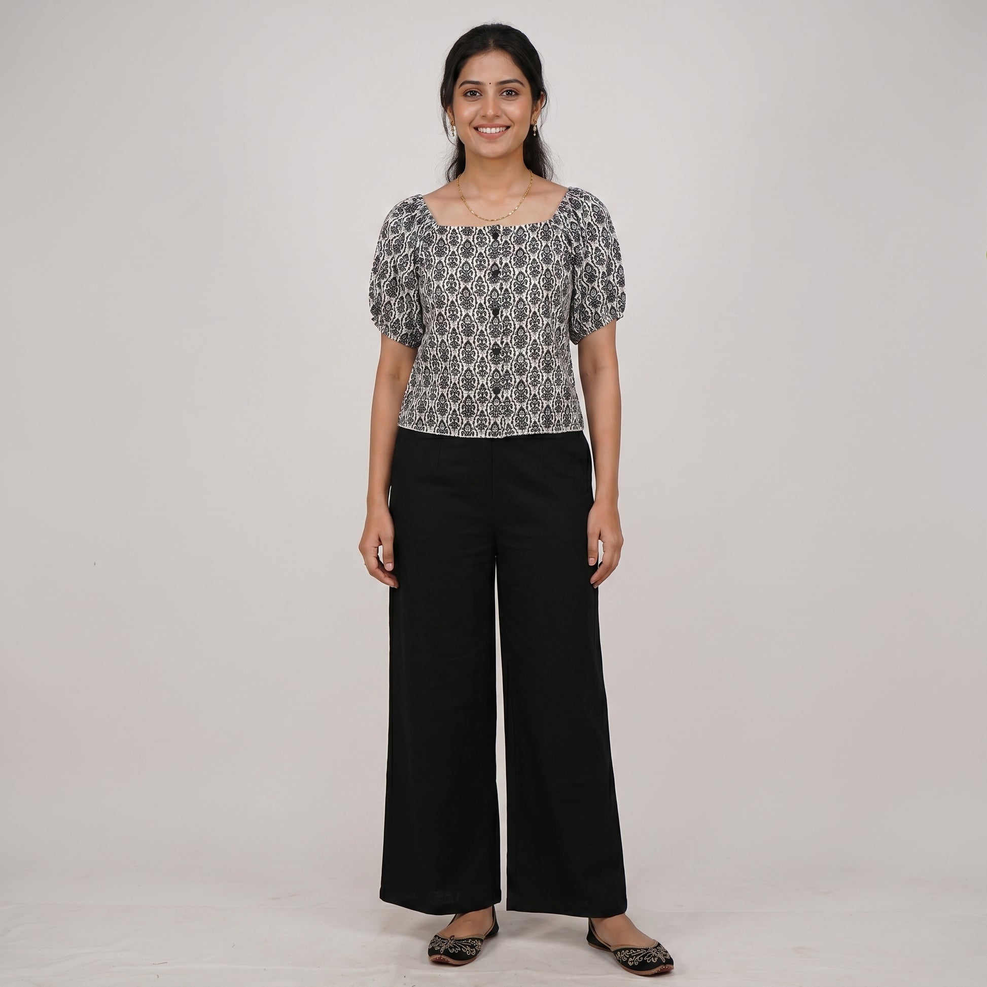 Structured Knitted Top