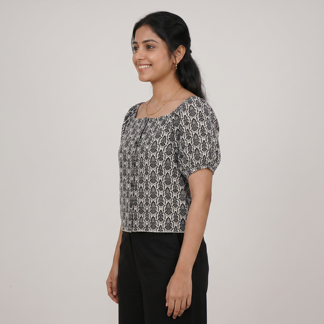 Structured Knitted Top
