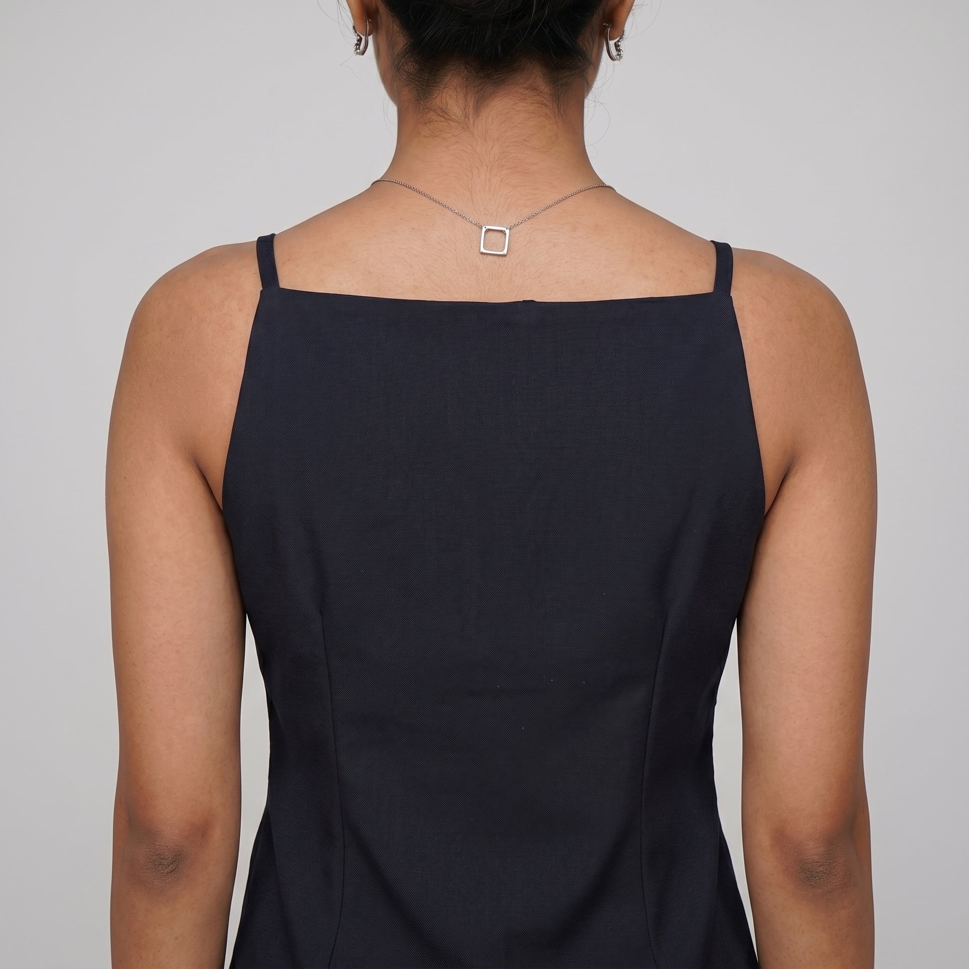 Solid Square Neck Top