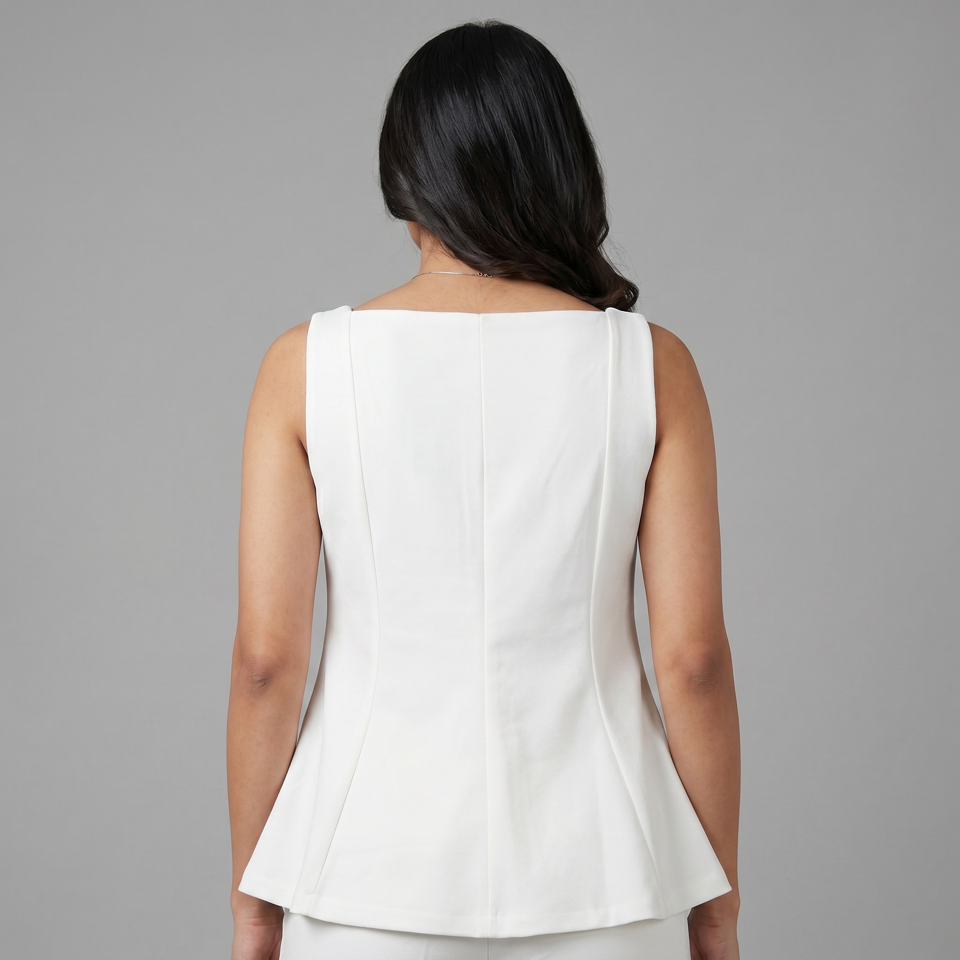 Solid Sleeveless Top