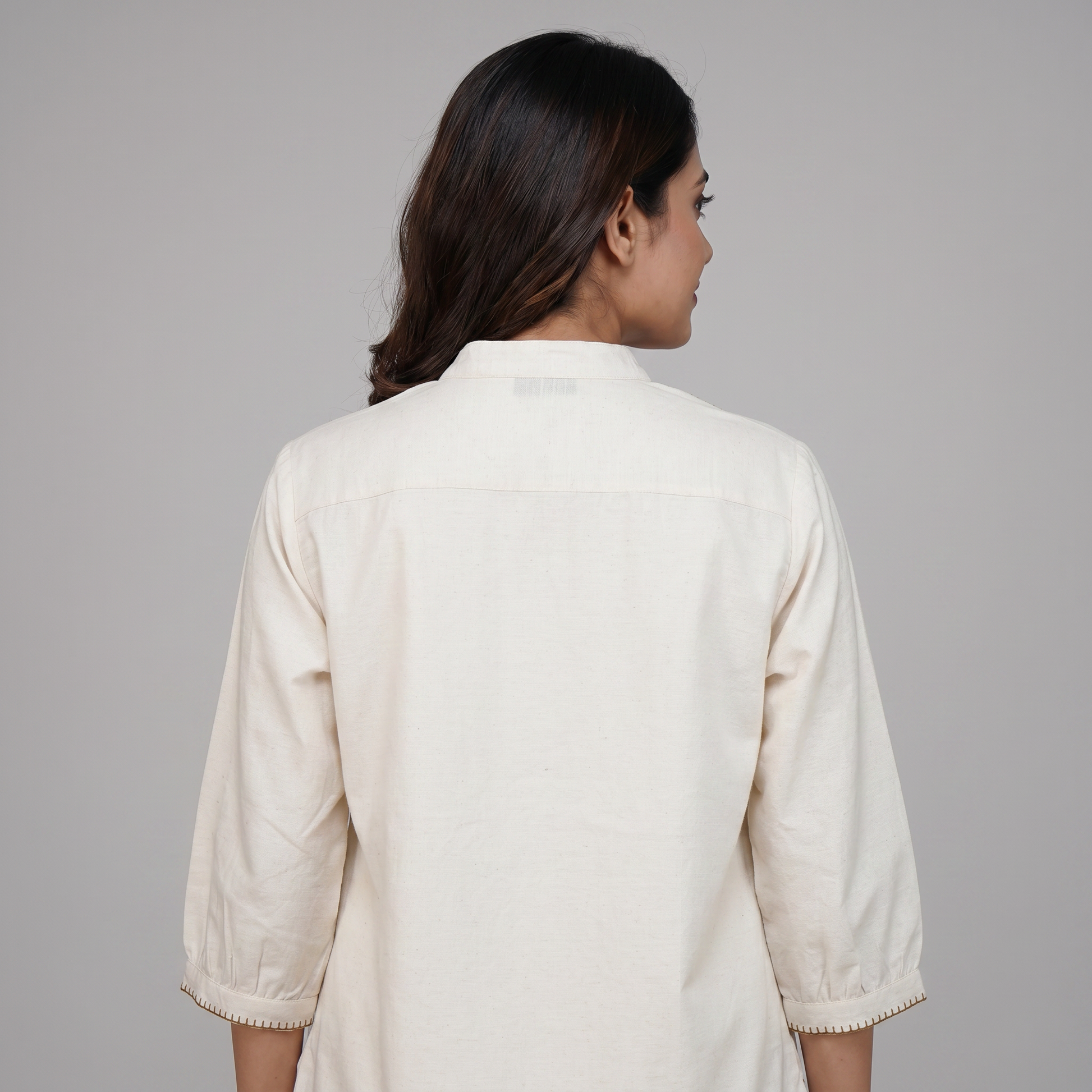 Regular Fit Embroidered Top