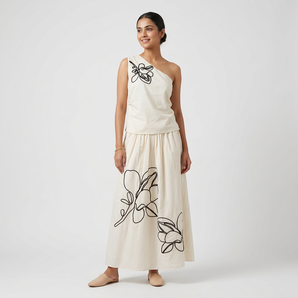 Cotton Embroidered Top