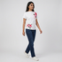 Cotton Floral Cowl Neck Top