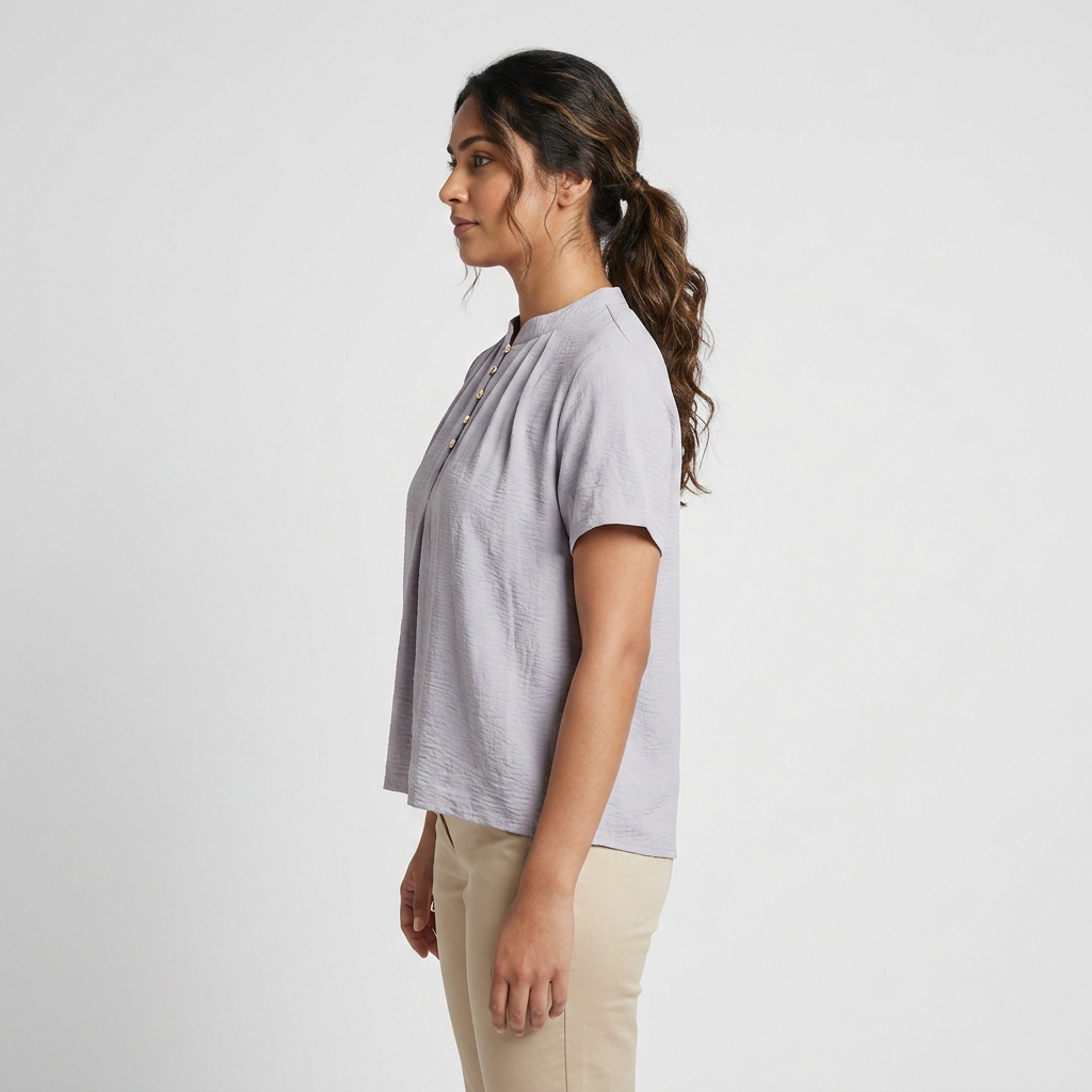 Solid Woven Top