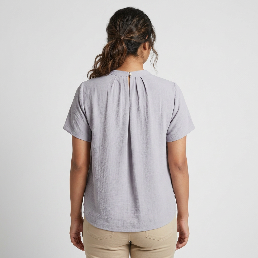 Solid Woven Top