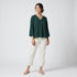 Solid V-Neck Top