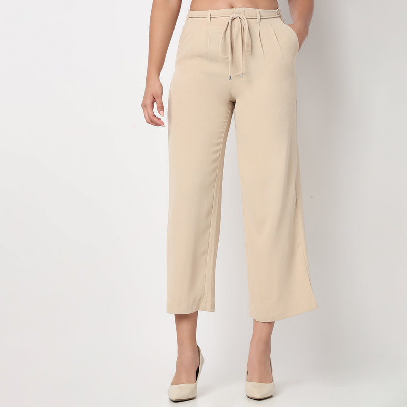 Mid Rise Ankle Length Trouser