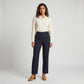 Knitted Solid High Rise Trousers
