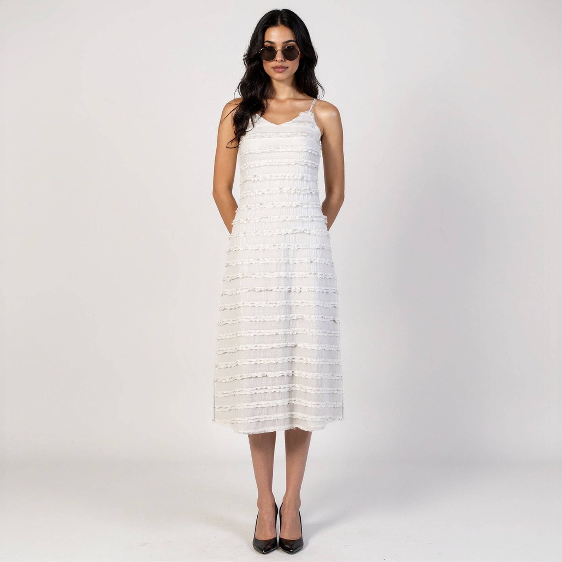 Structured Strappy Dress