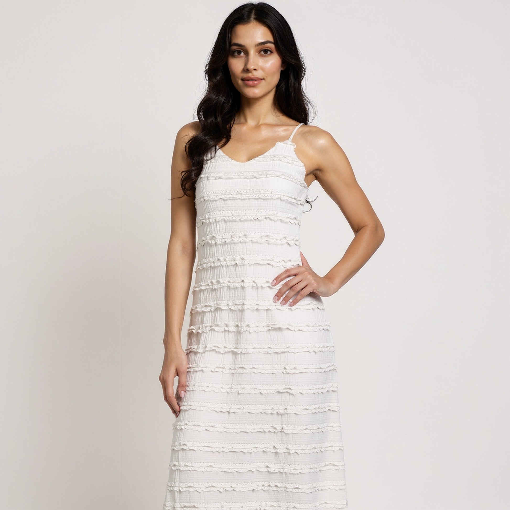 Structured Strappy Dress