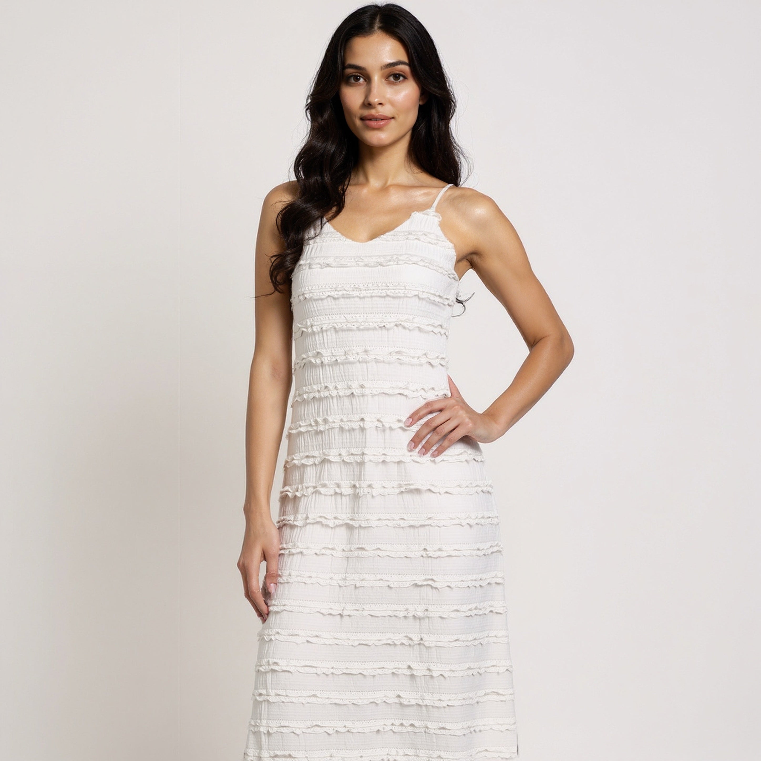 Structured Strappy Dress