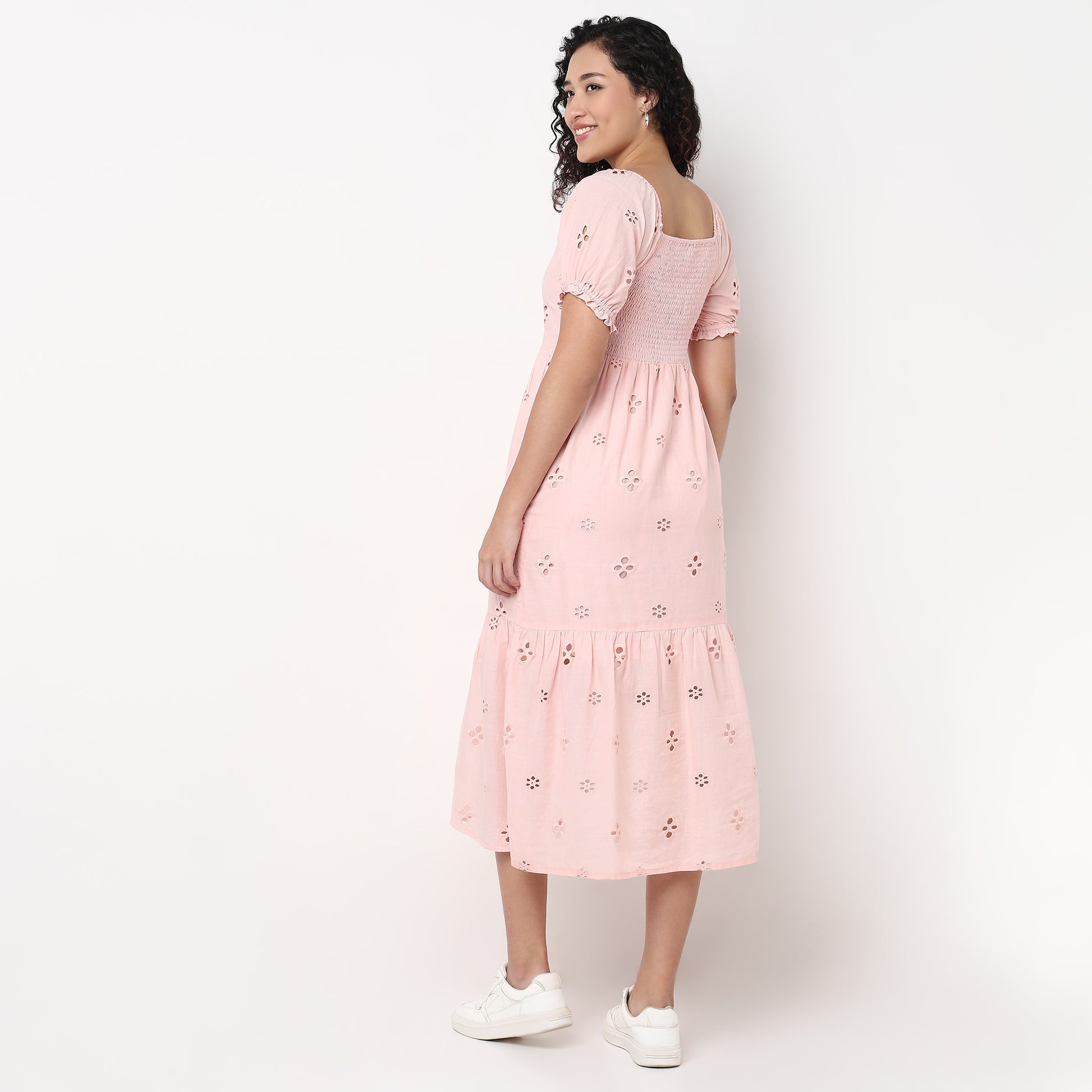 Cotton Maxi Dress With Schfilli