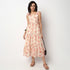 Buy Women Flare Fit Floral Sleeveless Dress  - Style Union