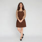 Cotton Solid Full Sleeve Dress
