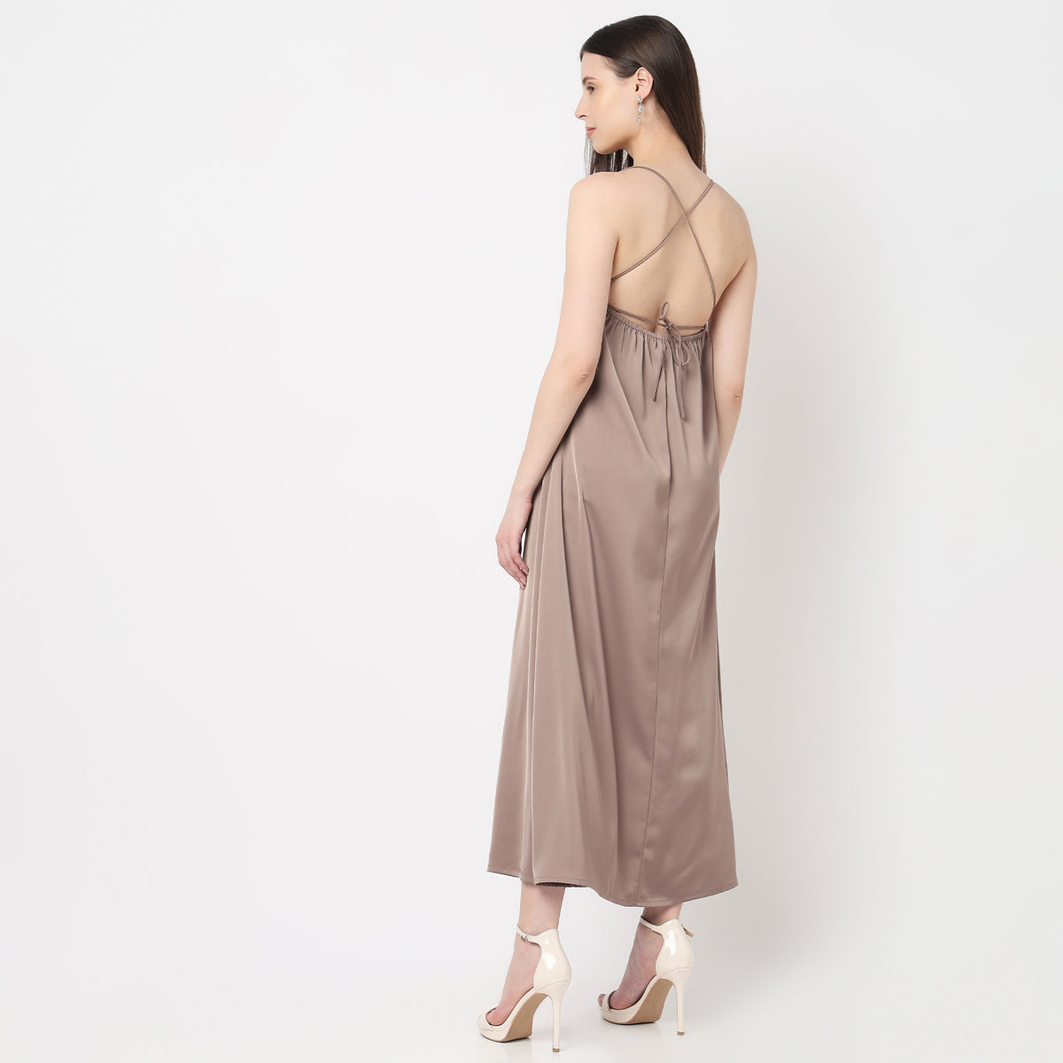 Cowl Neck Maxi Betty Dress