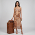 Printed Flared Dress