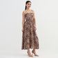 Animal Print Flared Dress
