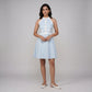 Halter Neck Sleeveless Flared Dress