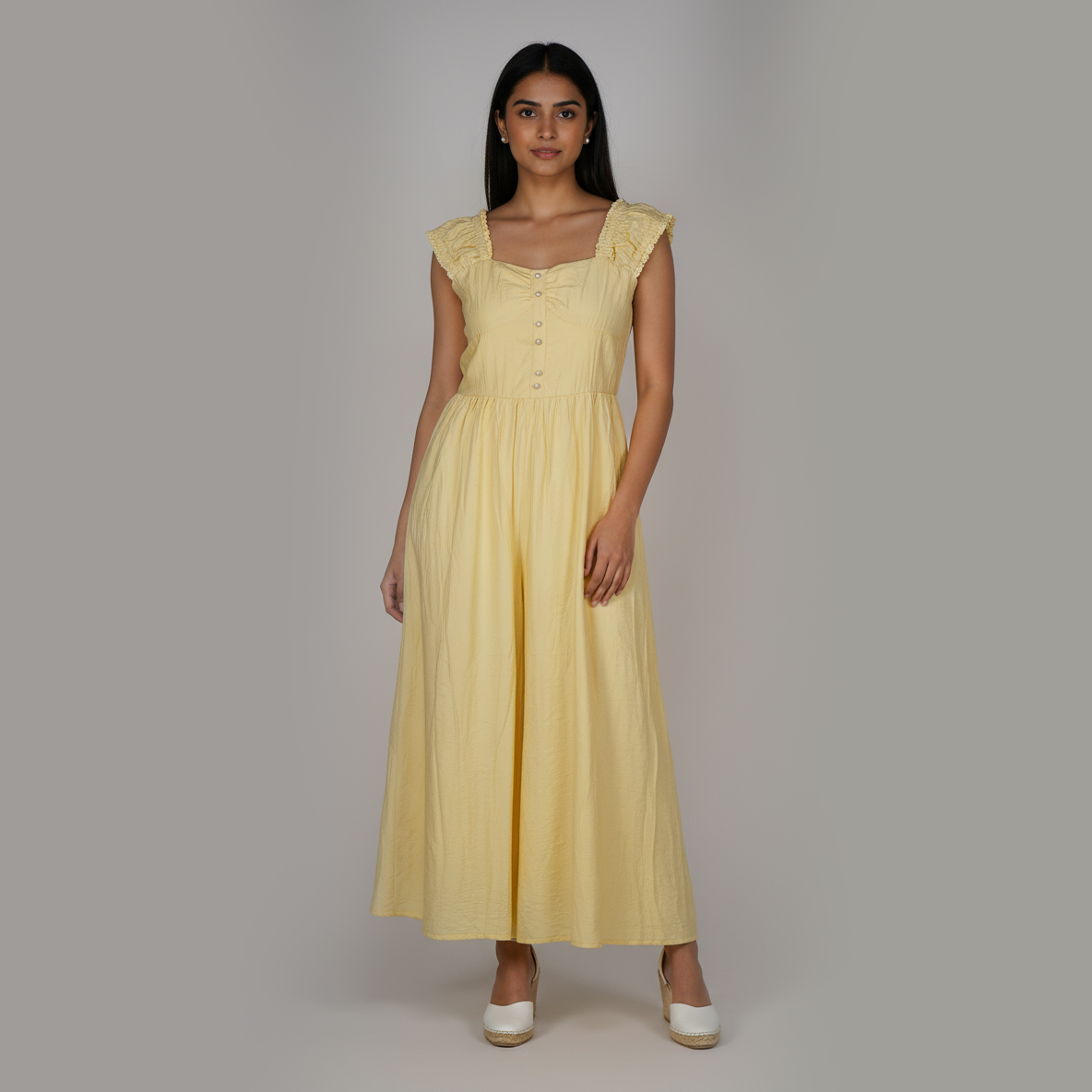 Solid Flared Betty Dress