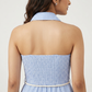 Striped Flared Dress