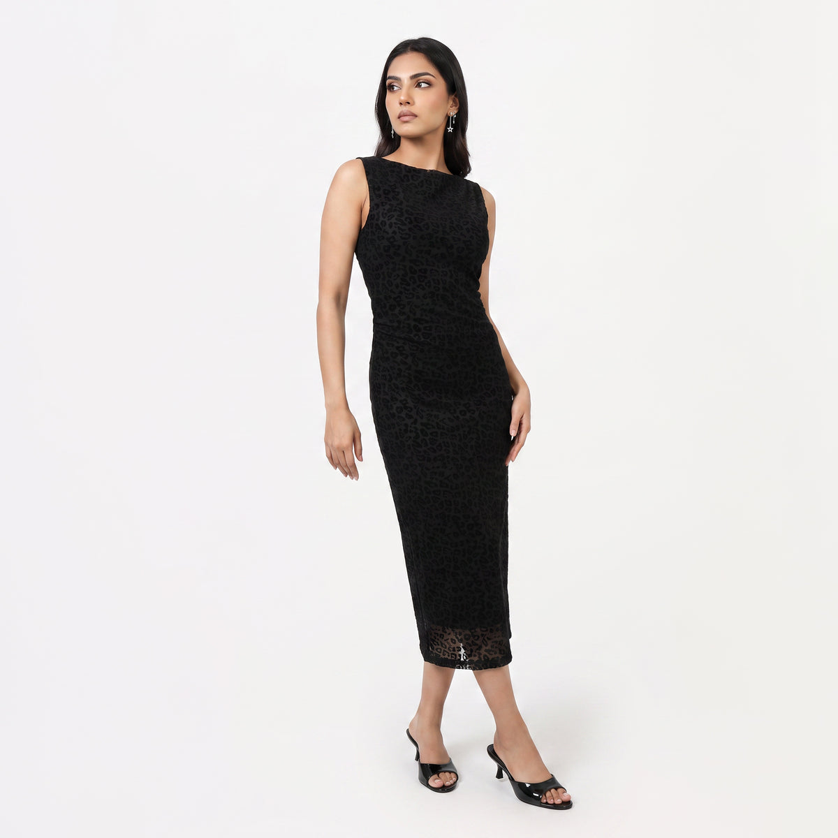 Printed Slim Dress