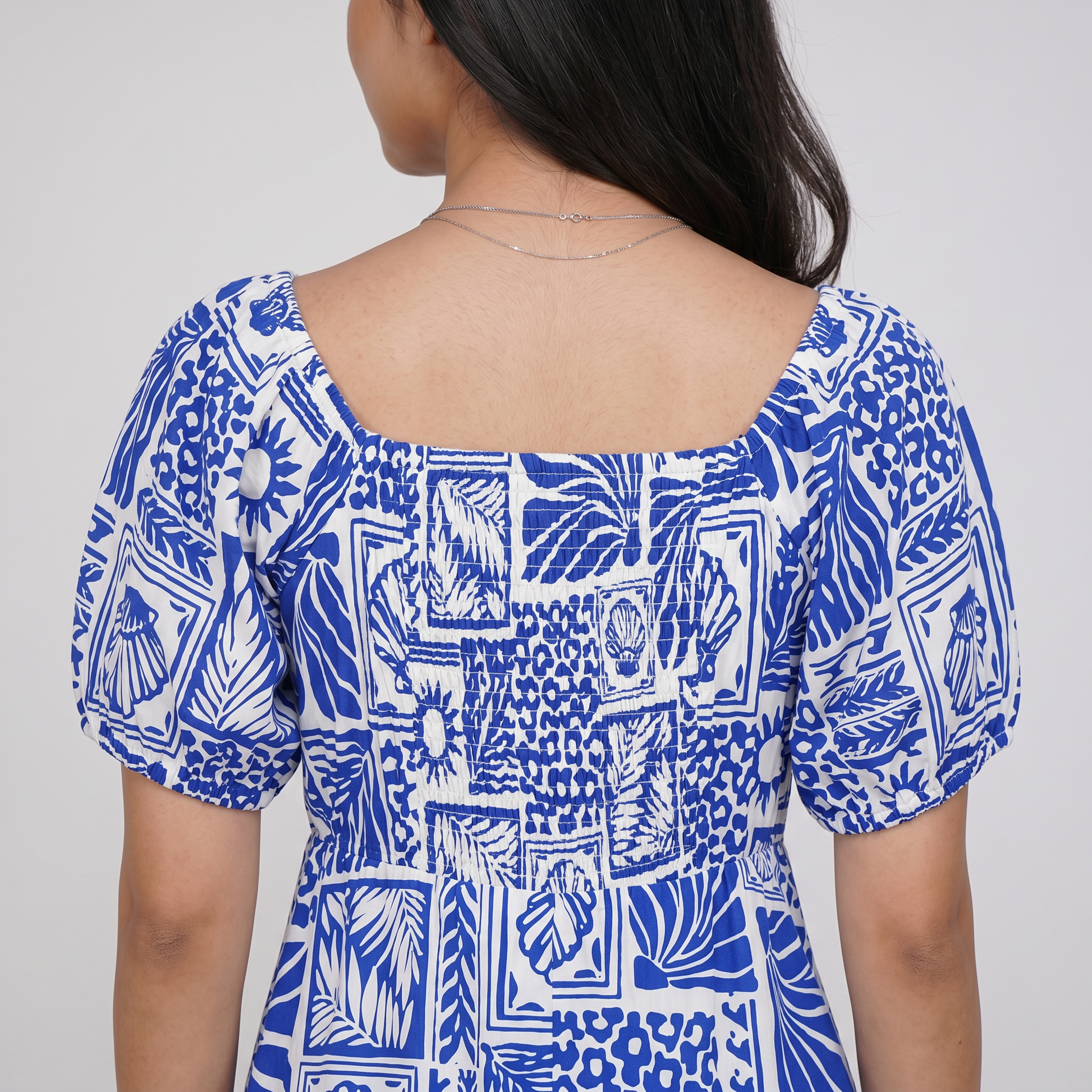 Printed Flared Dress