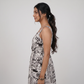 Printed Flared Strappy Dress
