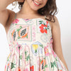 Cotton Printed Flared Dress