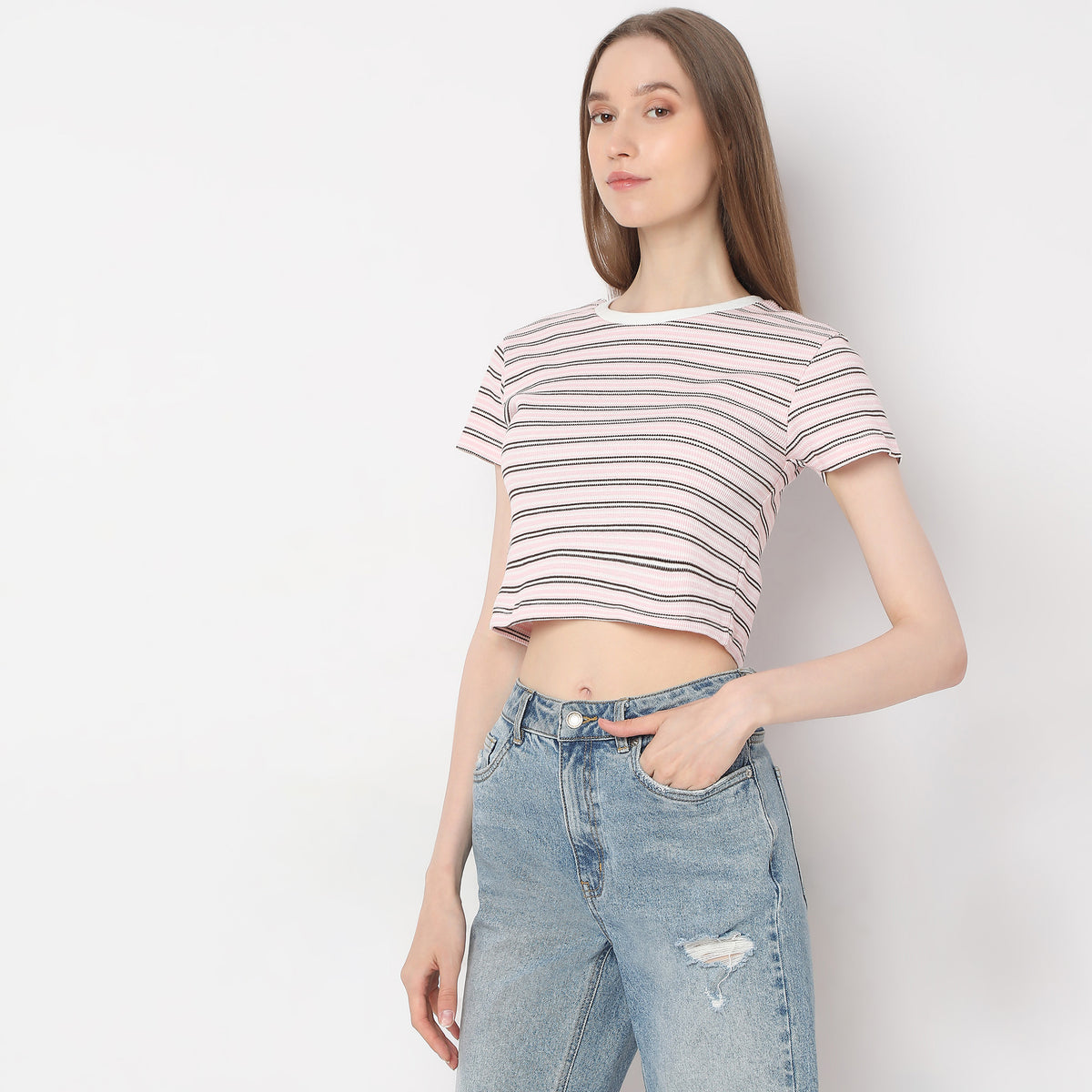 Slim Fit Striped T-Shirt