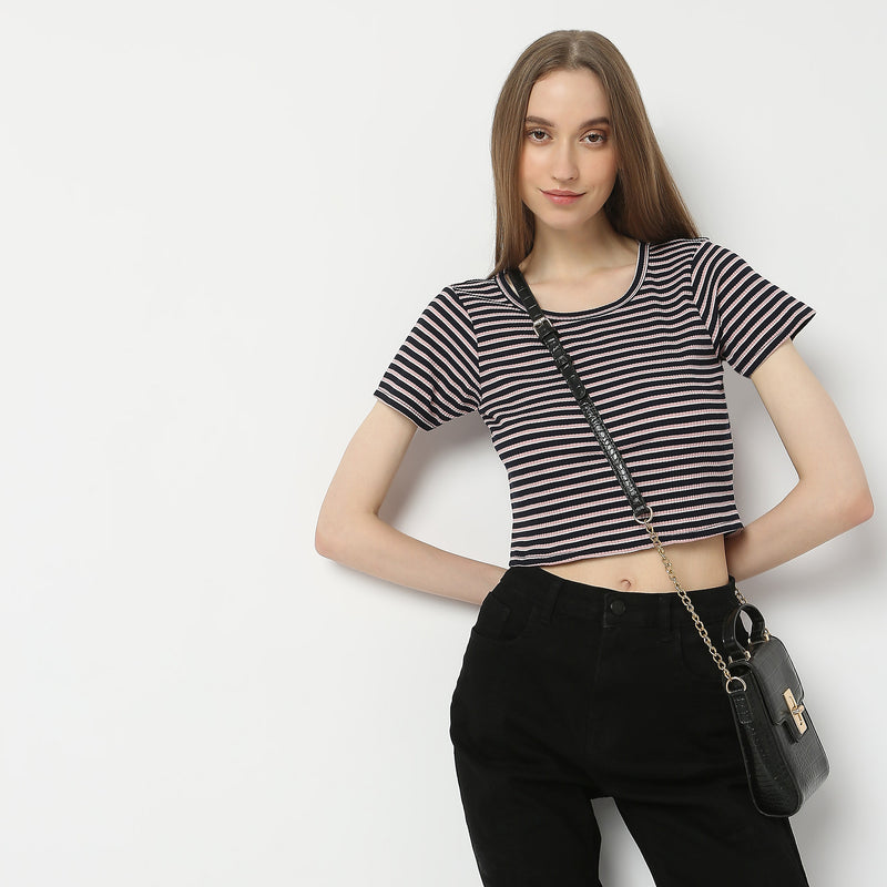 Slim Fit Striped T-Shirt