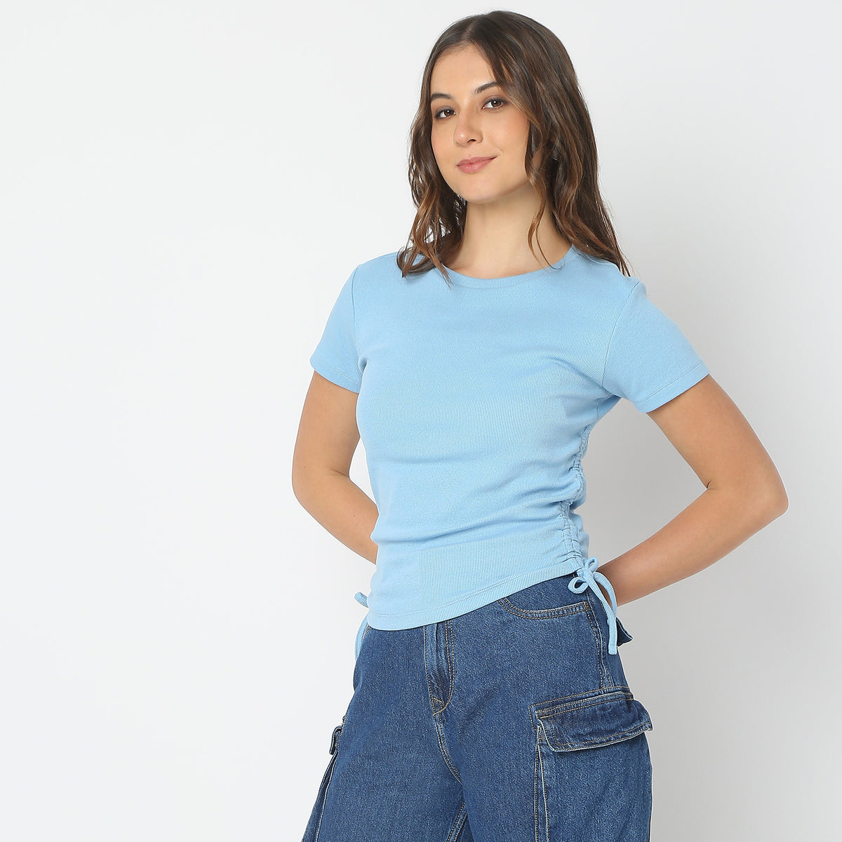 Regular Fit Solid T-Shirt