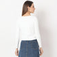 Fitted Square Neck Full Sleeve Finishing Top