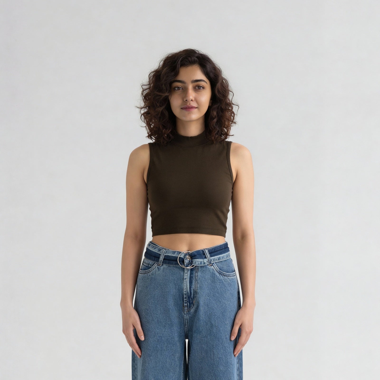 Betty Mock Neck Tank Top