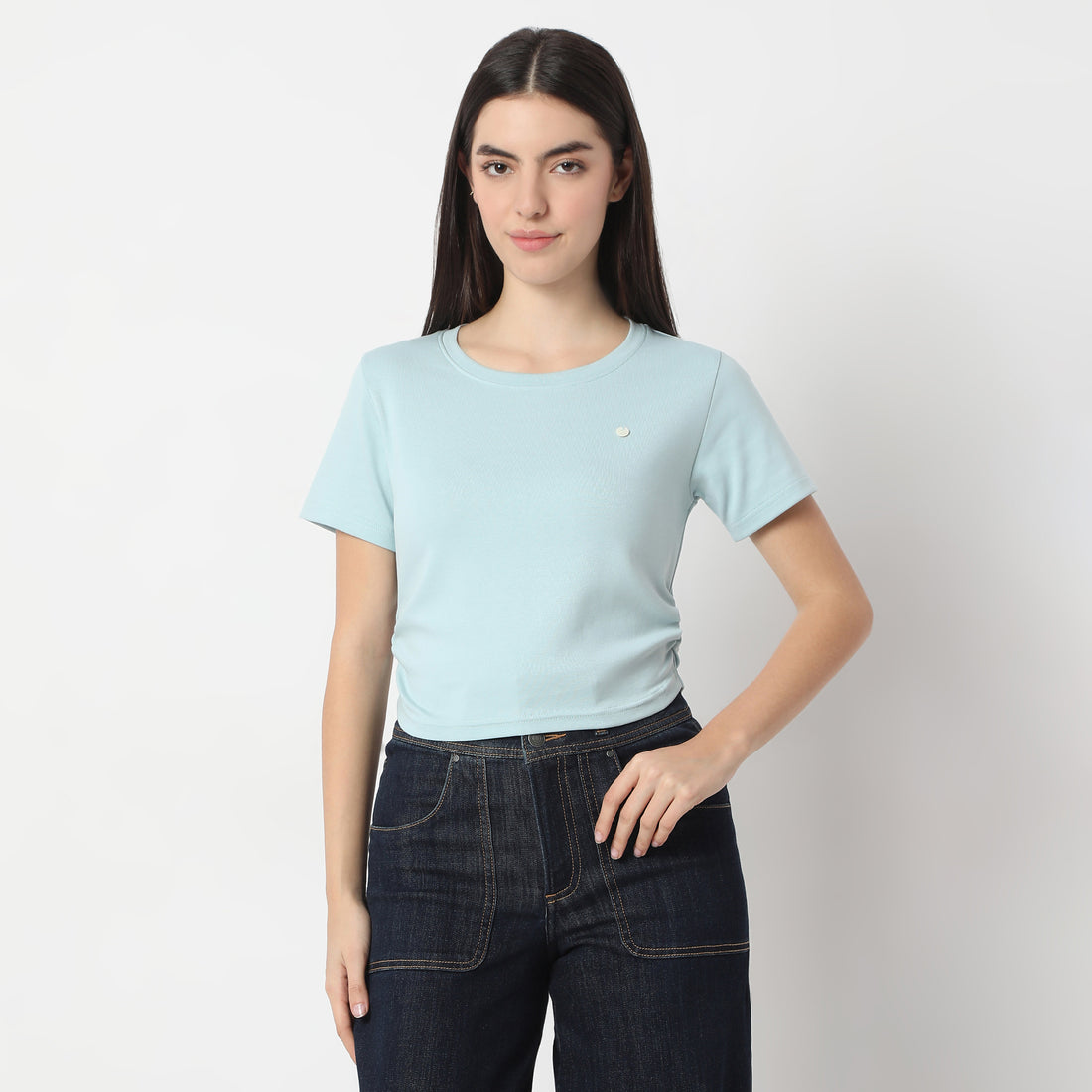 Slim Fit Solid T-Shirt