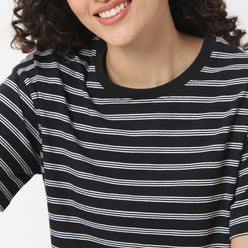 Betty Essential T-Shirt with Black and White Stripes