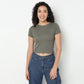 Buy Women Regular Fit Solid Short Sleeve T-Shirt  - Style Union