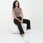 Buy Women Regular Fit Solid Short Sleeve T-Shirt  - Style Union