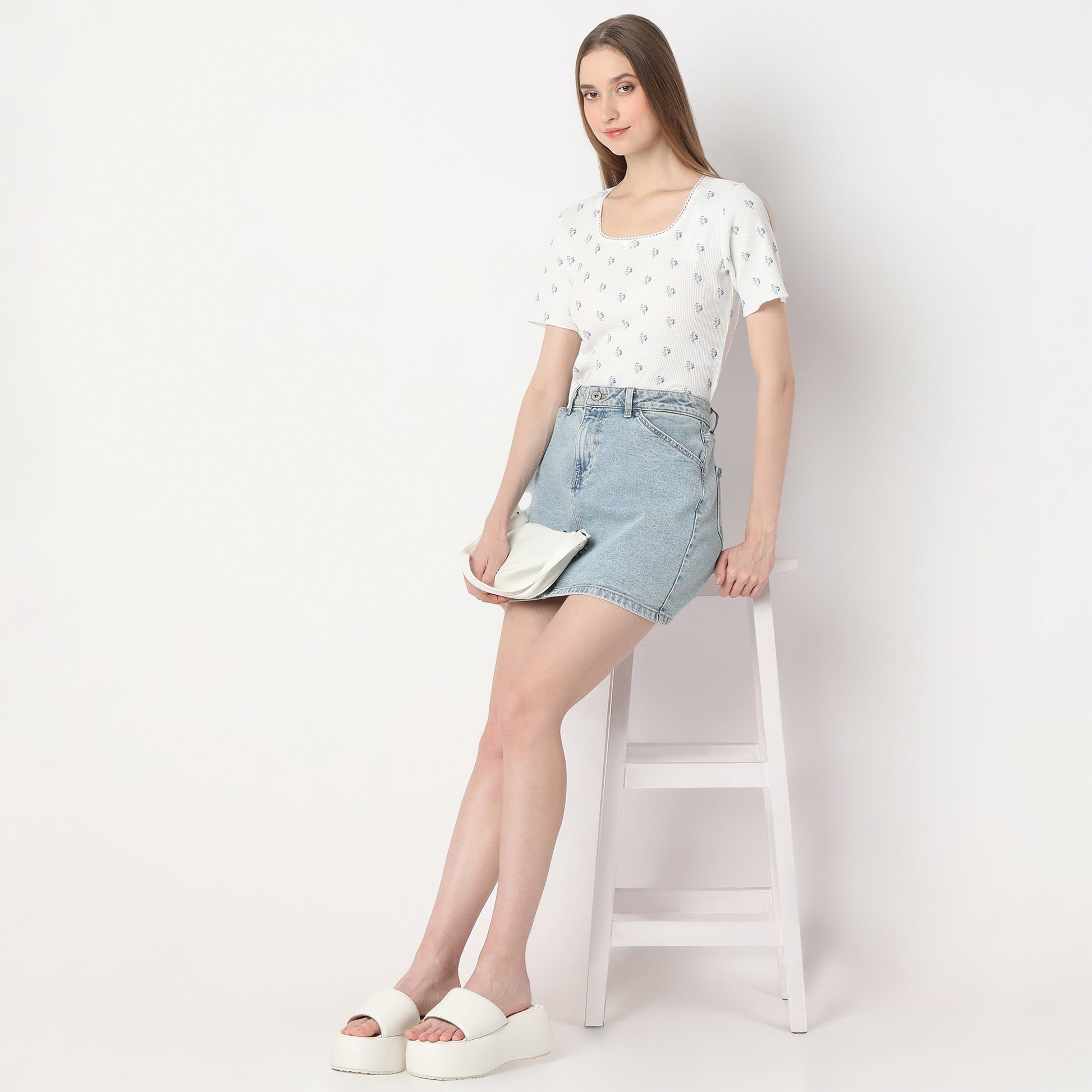 Slim Fit Printed Regular Length T-Shirt