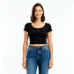 Slim Fit Cropped T-Shirt