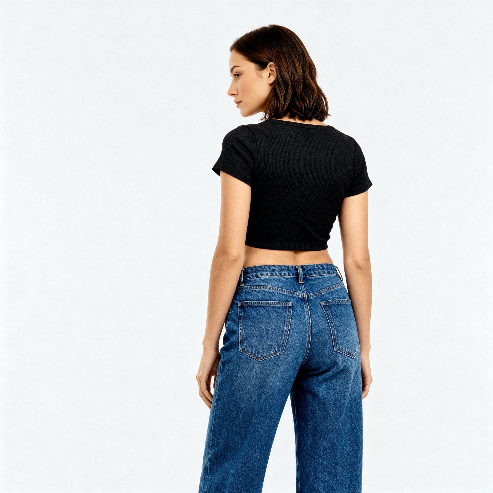 Slim Fit Cropped T-Shirt