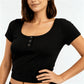 Slim Fit Cropped T-Shirt