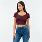 Slim Fit Cropped T-Shirt