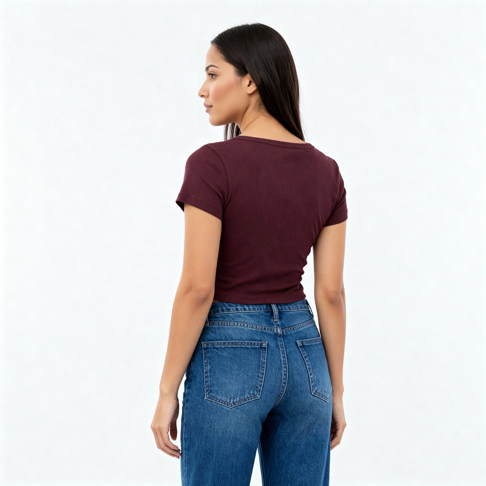 Slim Fit Cropped T-Shirt