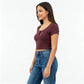 Slim Fit Cropped T-Shirt