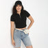 Polo Neck Cropped T-Shirt